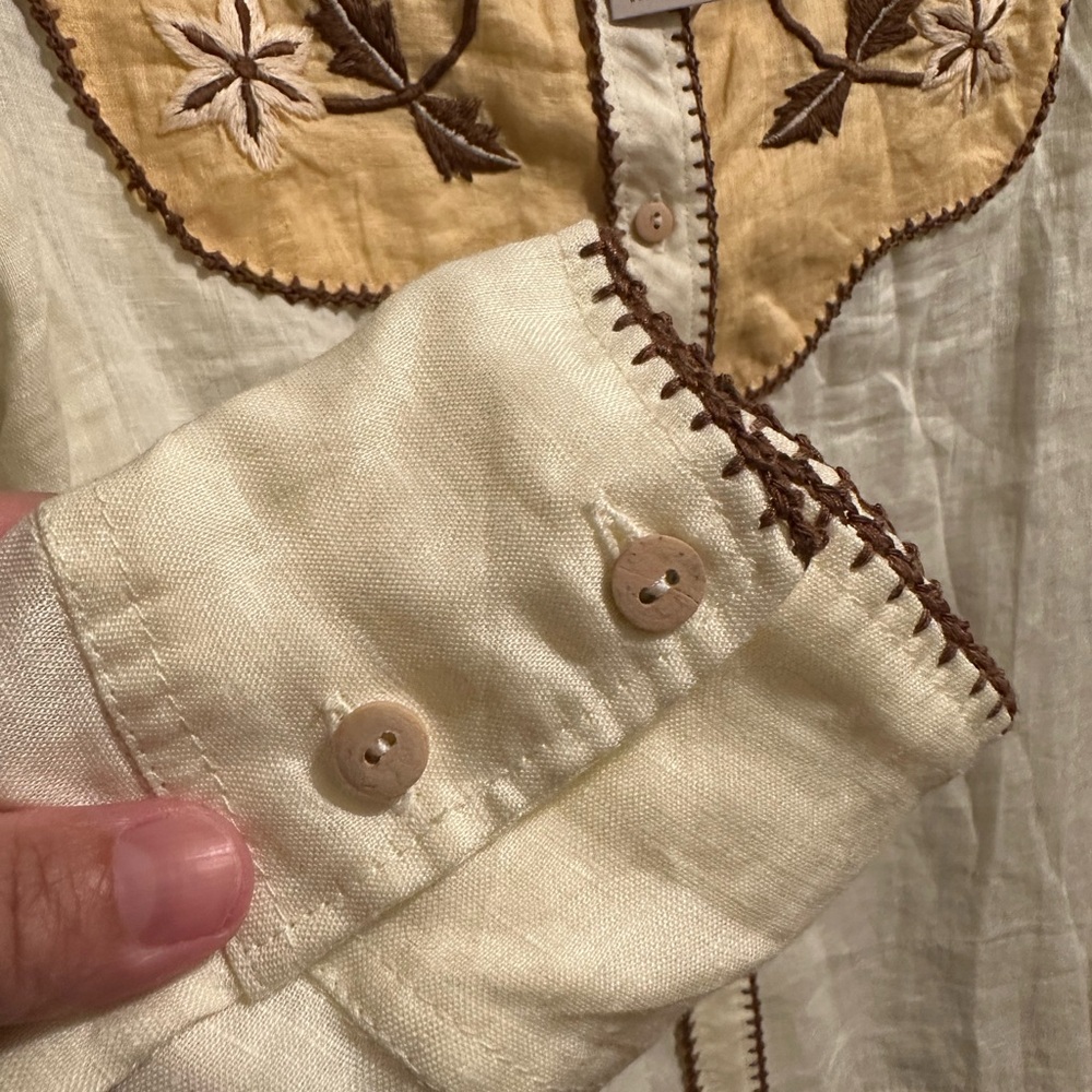 NWT Chasing Unicorns Take Me Home Country Roads Western Blouse - Picture 6 of 8